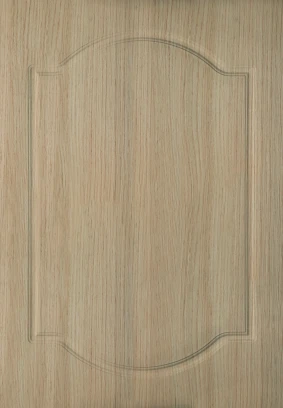 Cathedral Double Arch Light Vincenza Oak kitchen door