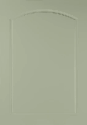 Curved Arch Sage Green kitchen door