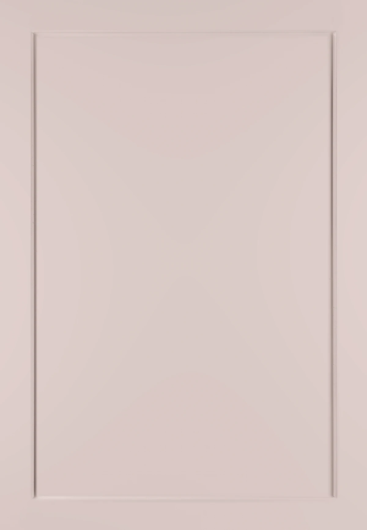 Shaker Narrow No Lines Rose White