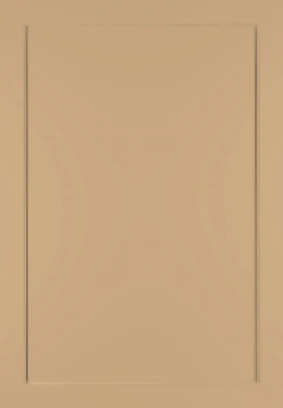 Shaker Narrow No Lines Sand Yellow kitchen door