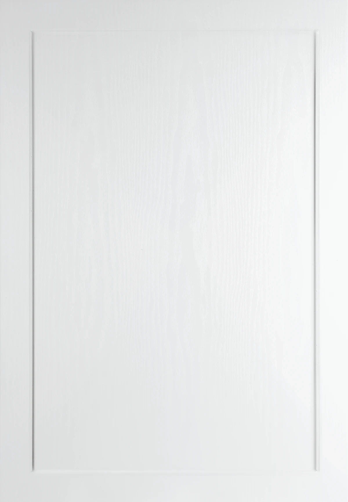 Shaker Narrow No Lines White Woodgrain