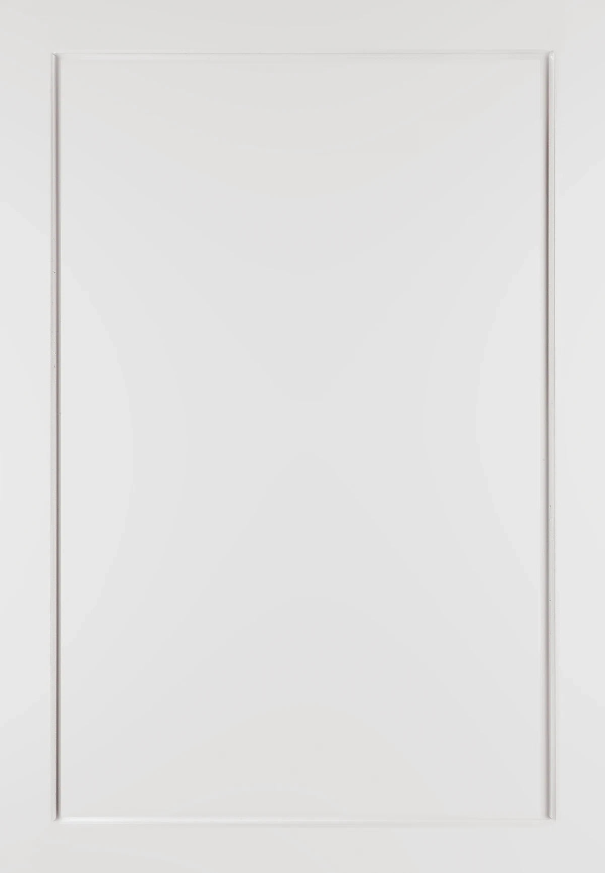 Shaker Narrow No Lines White