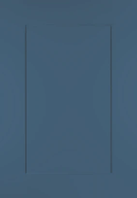 Shaker No Lines Alby Blue kitchen door