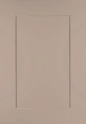 Shaker No Lines Almond kitchen door