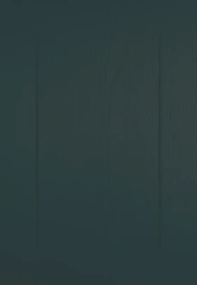 Shaker No Lines Forest Green Woodgrain kitchen door