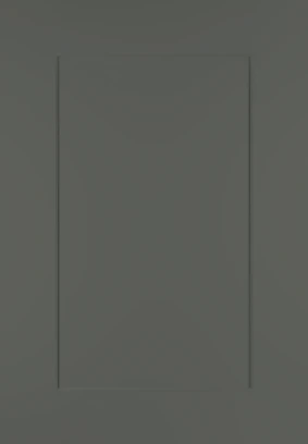 Shaker No Lines Heritage Green kitchen door
