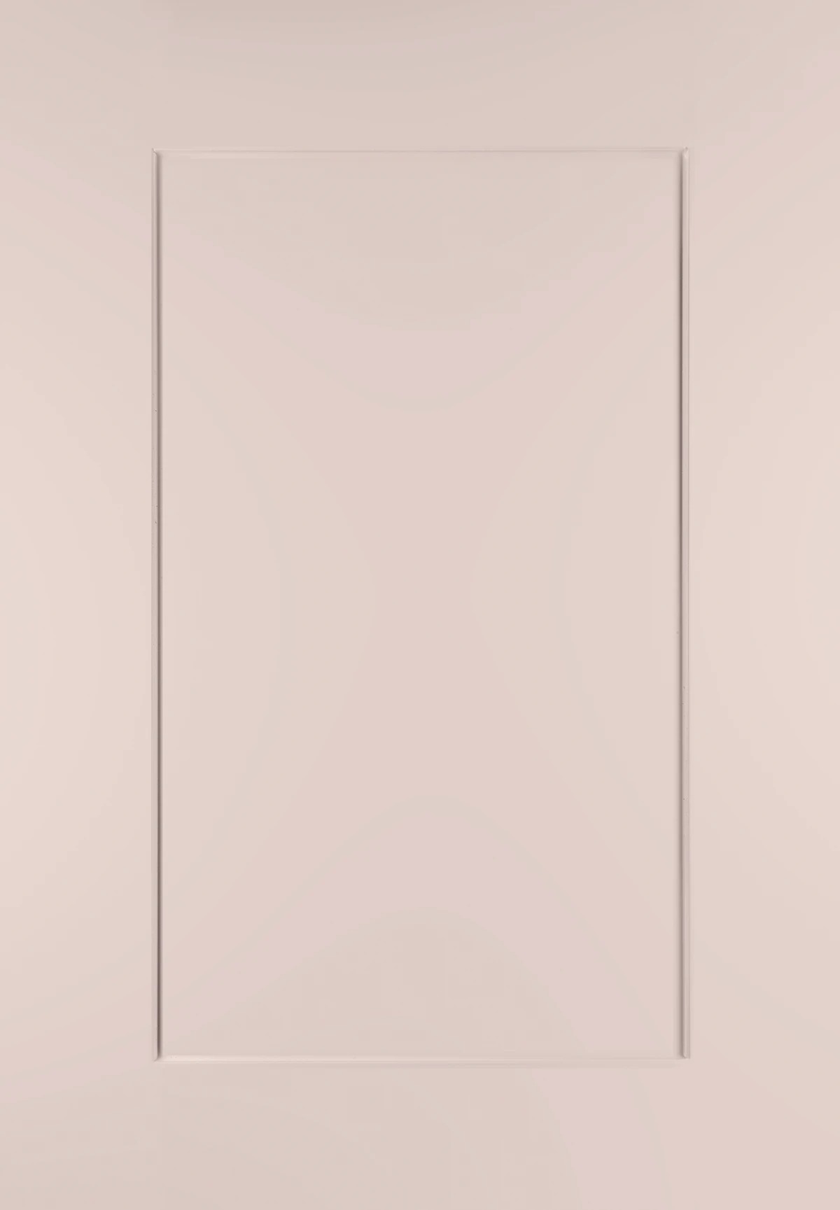 Shaker No Lines Rose White