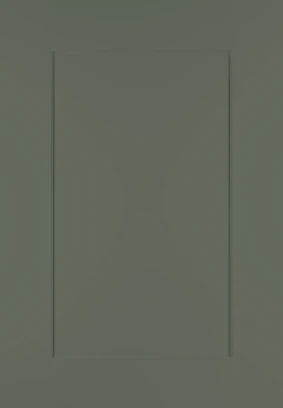 Shaker No Lines Smoke Green kitchen door