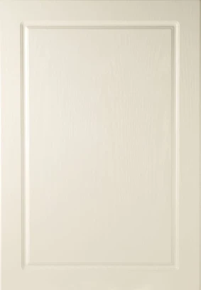 Square Cream Ash Woodgrain kitchen door