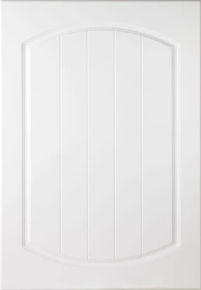 Truro Double Arch White kitchen door
