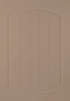 Truro Double Arch Cappuccino kitchen door