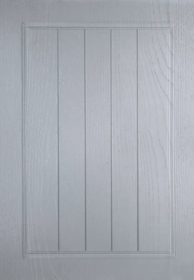 Truro Square Dust Grey Woodgrain kitchen door