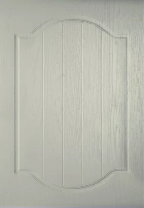 Truro Cathedral Double Arch Mussel Woodgrain kitchen door
