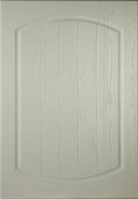 Truro Double Arch Mussel Woodgrain kitchen door