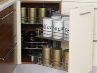 kitchen cupboard built in storage carousel