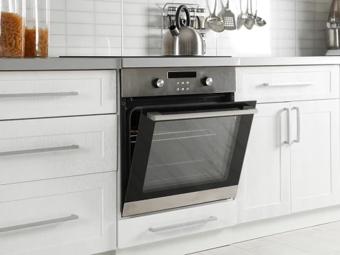 new white handle kitchen
