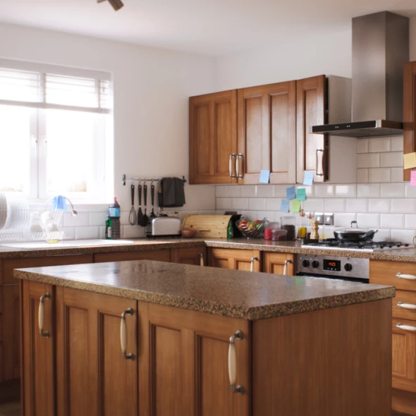 Kitchen before
